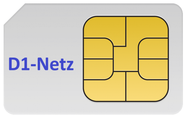 5 x Aktive D1 Prepaid SIM Karten