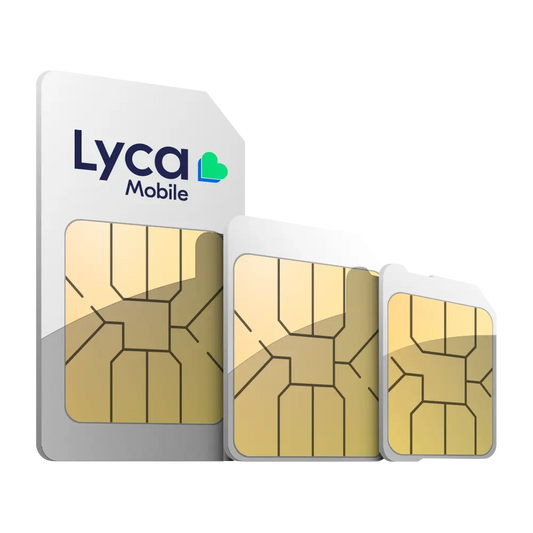 10 x Aktive Lyca Prepaid SIM Karten