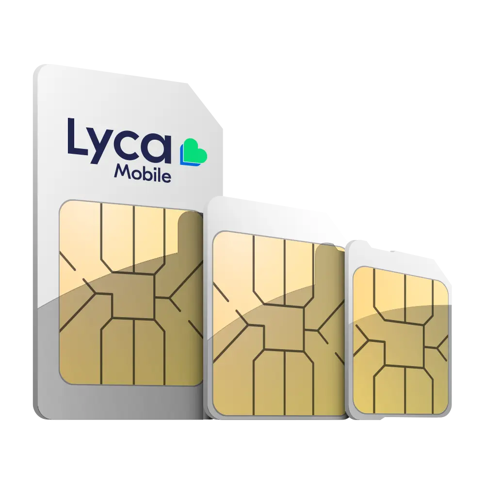 100 x Aktive Lyca Mobil SIM Karten