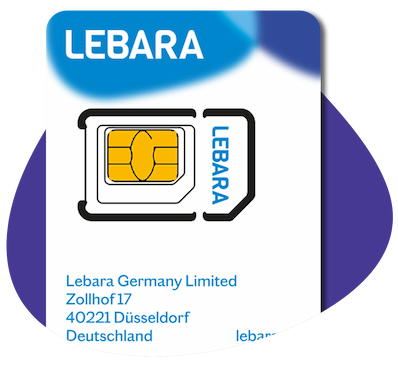 5 x Aktive Lebara Prepaid SIM Karten